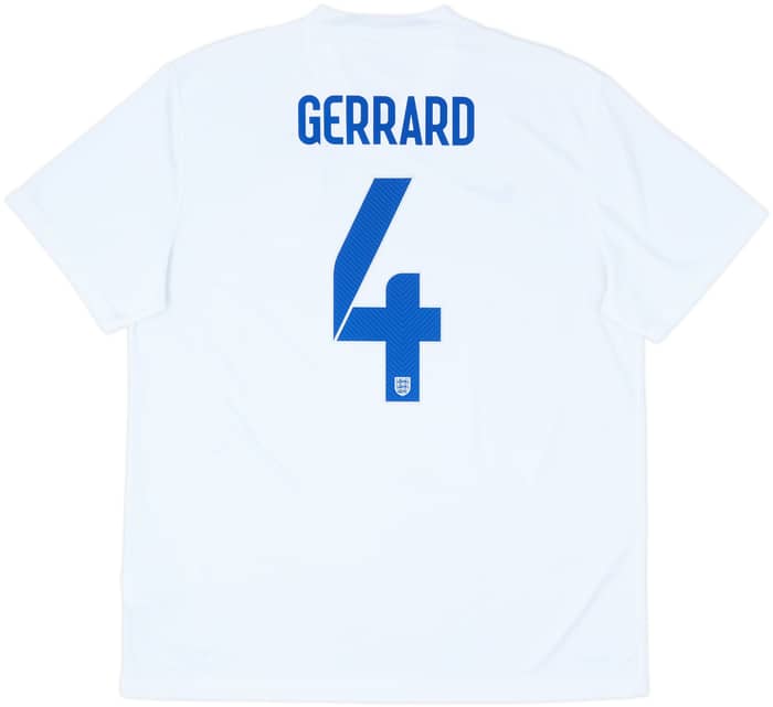 2014-15 England Home Shirt Gerrard #4 - 7/10 - (XL)