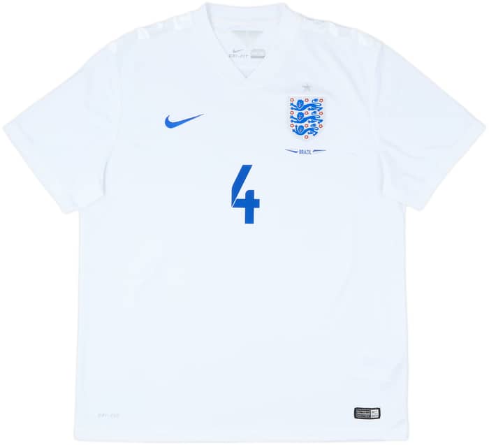 2014-15 England Home Shirt Gerrard #4 - 7/10 - (XL)
