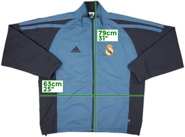 2008-09 Real Madrid adidas Track Jacket - 9/10 - (M/L)