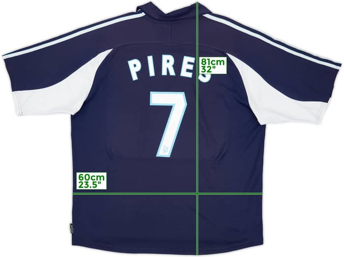 1999-00 Olympique Marseille Away Shirt Pires #7 - 7/10 - (XL)