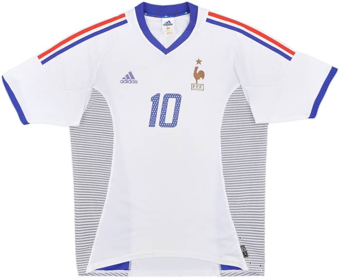2002-04 France Away Shirt Zidane #10 - 5/10 - (L)