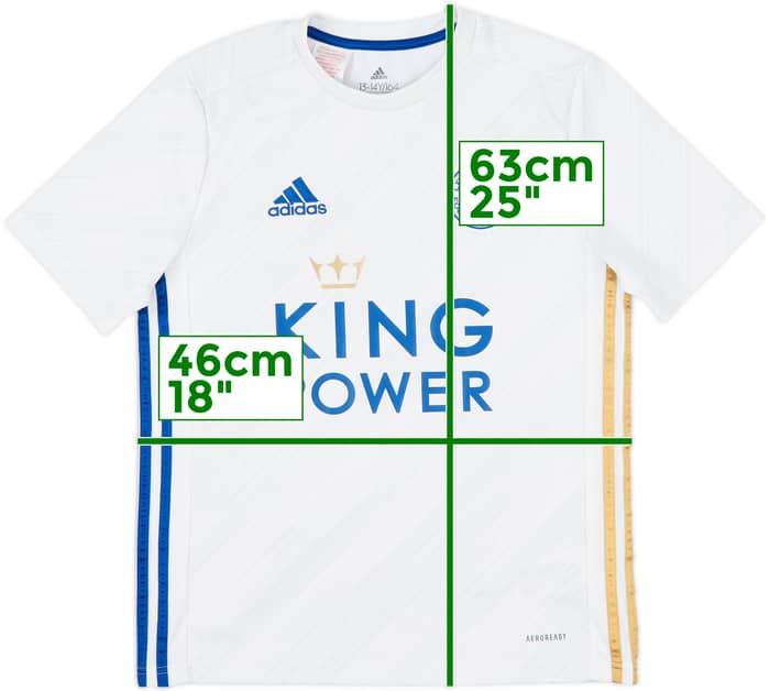 2020-21 Leicester Away Shirt - 8/10 - (L.Boys)