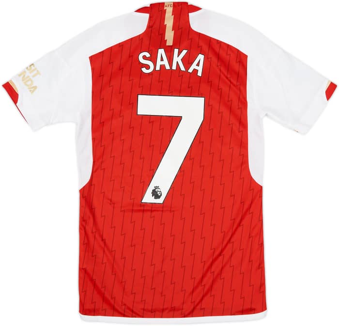 2023-24 Arsenal Home Shirt Saka #7 - 10/10 - (XS)