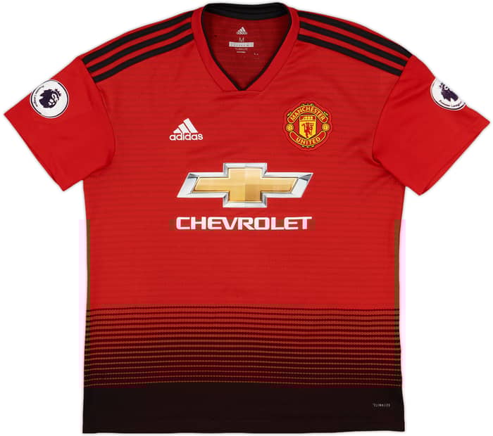 2018-19 Manchester United Home Shirt Pogba #6 - 7/10 - (M)