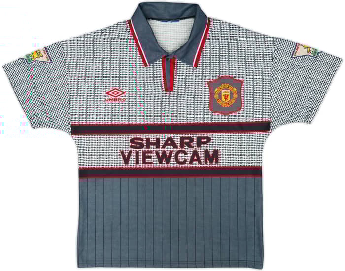 1995-96 Manchester United Away Shirt - 9/10 - (Y)