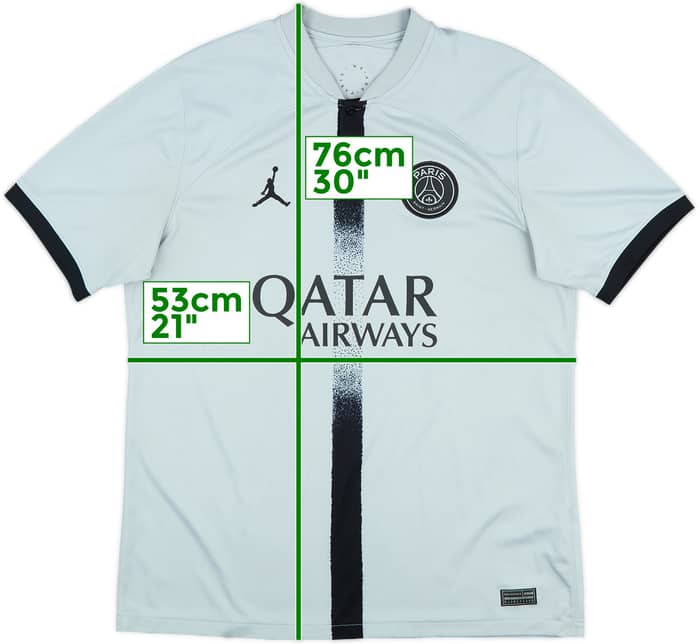 2022-23 Paris Saint-Germain Away Shirt Messi #30 - 7/10 - (L)