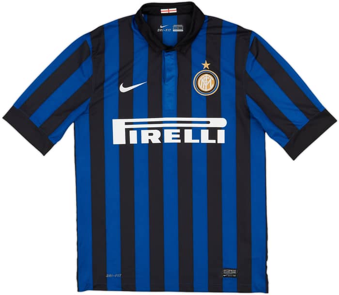 2011-12 Inter Milan Home Shirt Milito #22 - 7/10 - (M)