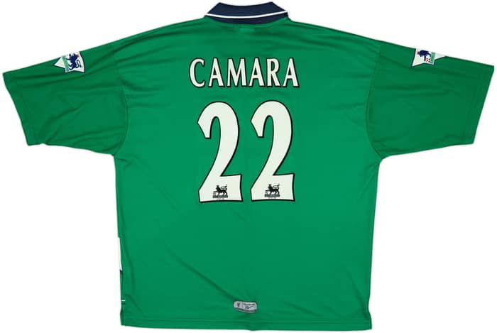 1999-00 Liverpool Away Shirt Camara #22 - 7/10 - (XL)