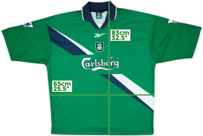 1999-00 Liverpool Away Shirt Camara #22 - 7/10 - (XL)