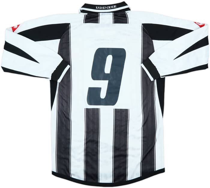 2002-03 Udinese Match Issue Home L/S Shirt #9