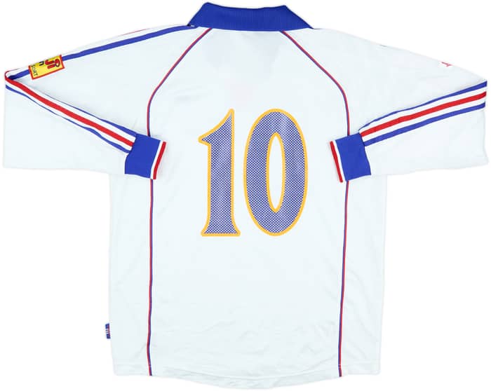 1999-01 Yokohama Marinos Away L/S Shirt #10 (Nakamura) - 8/10 - (M)