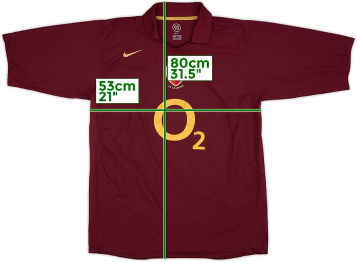 【今日の超目玉】 Henry Shirt Home Arsenal 2005-06 #14 (XL) - 8/10 - ウェア