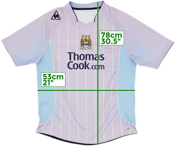 2007-08 Manchester City Home Shirt - 3/10 - (L)