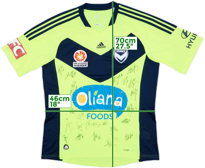 2011-12 Melbourne Victory Signed Away Shirt - 6/10 - (M)