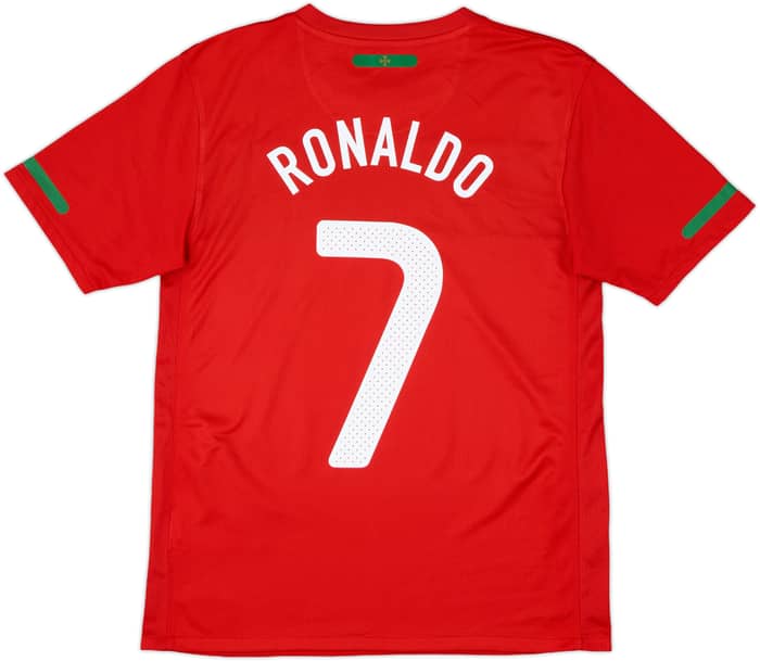 2010-11 Portugal Home Shirt Ronaldo #7 - 9/10 - (XL.Boys)