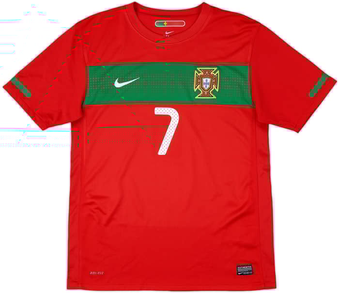 2010-11 Portugal Home Shirt Ronaldo #7 - 9/10 - (XL.Boys)