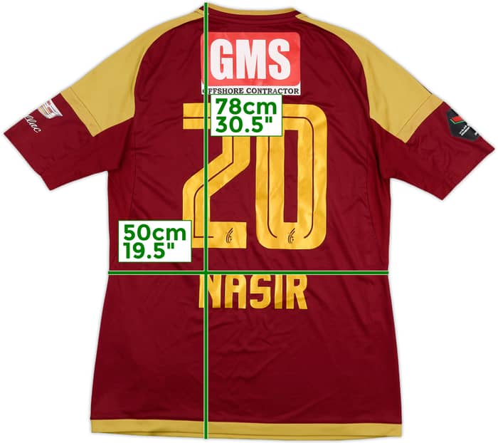 2016-17 Al Wahda Match Issue Home Shirt Nasir #20