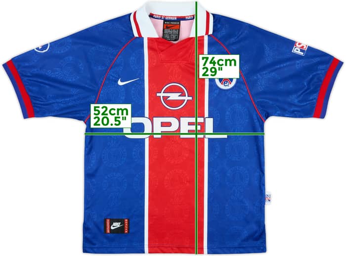 1996-97 Paris Saint-Germain Home Shirt - 8/10 - (M)