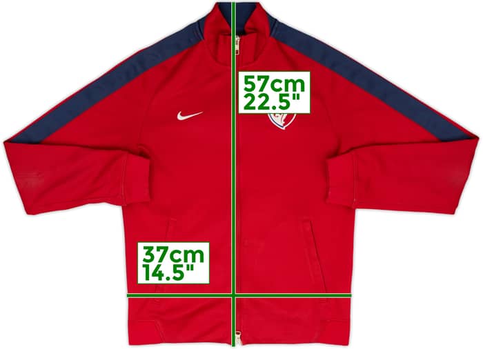 2014-15 Lille Nike Track Jacket - 6/10 - (S)