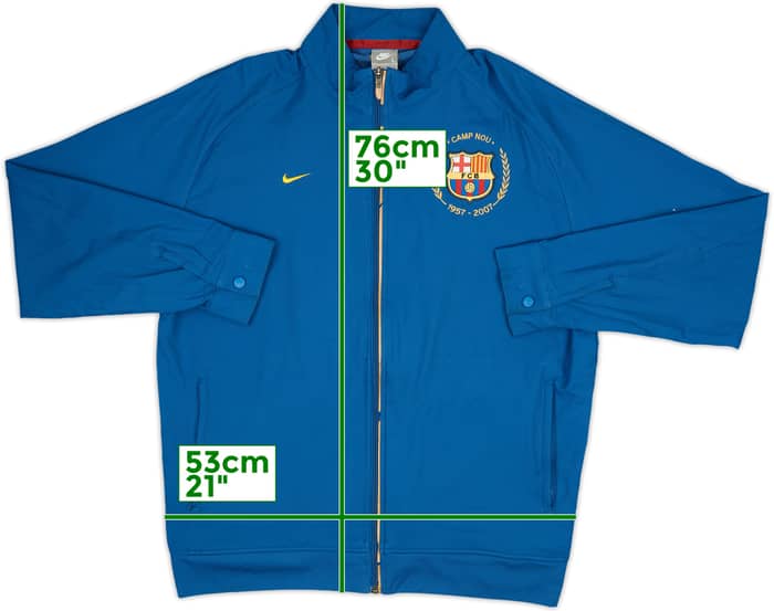 2007-08 Barcelona Nike Track Jacket - 7/10 - (L)