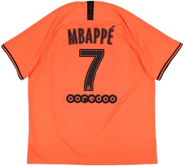 2019-20 Paris Saint-Germain Away Shirt Mbappe #7 - 8/10 - (XXL)