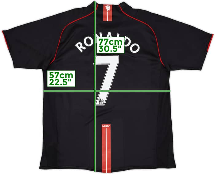 2007-08 Manchester United Away Shirt Ronaldo #7 - 8/10 - (XL)