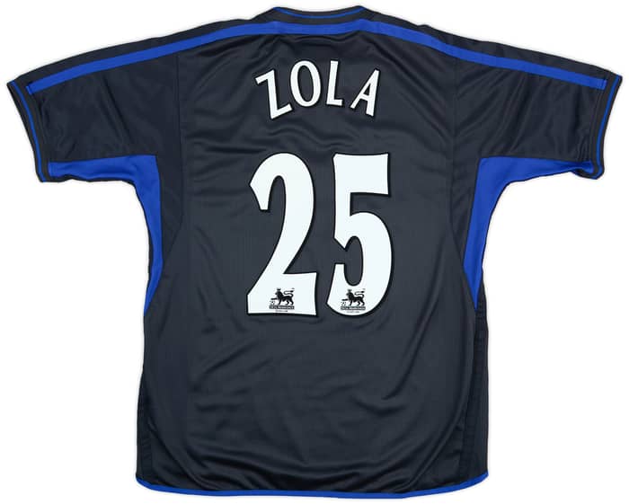 2002-04 Chelsea Away Shirt Zola #25 - 6/10 - (L)