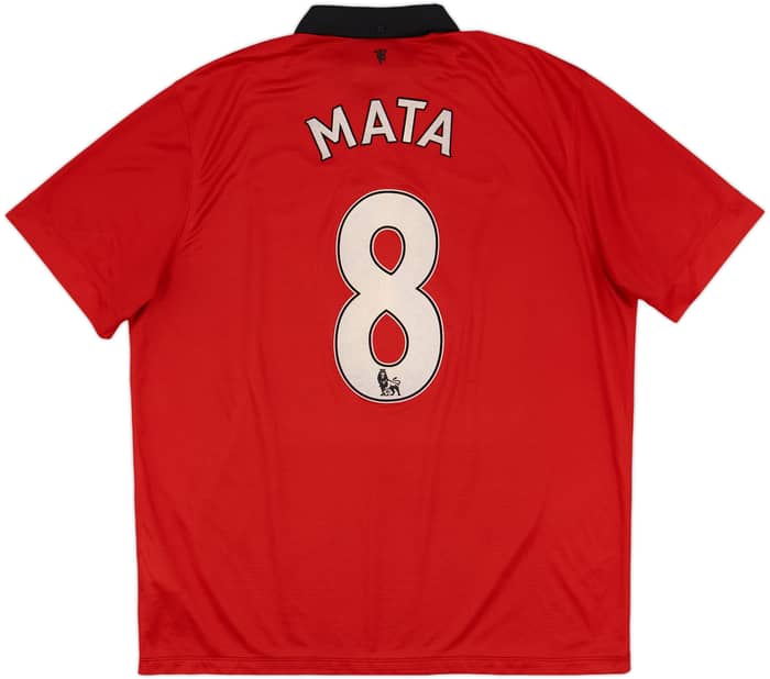 2013-14 Manchester United Home Shirt Mata #8 - 7/10 - (XXL)