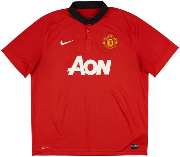 2013-14 Manchester United Home Shirt Mata #8 - 7/10 - (XXL)
