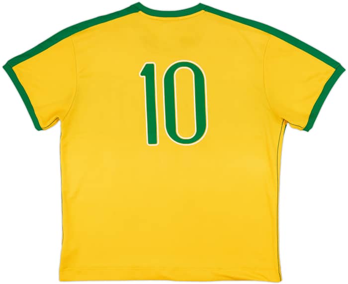 2006-07 Brazil Nike Training Shirt #10 - 6/10 - (XL)