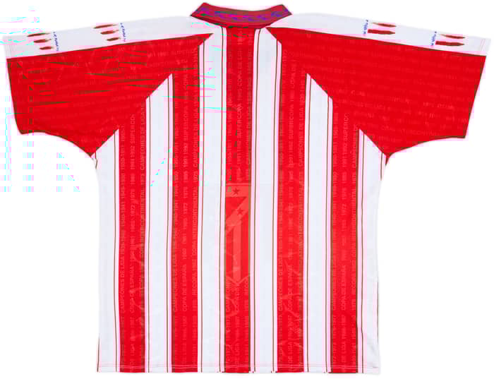 1995-96 Atletico Madrid Home Shirt - 7/10 - (XL)