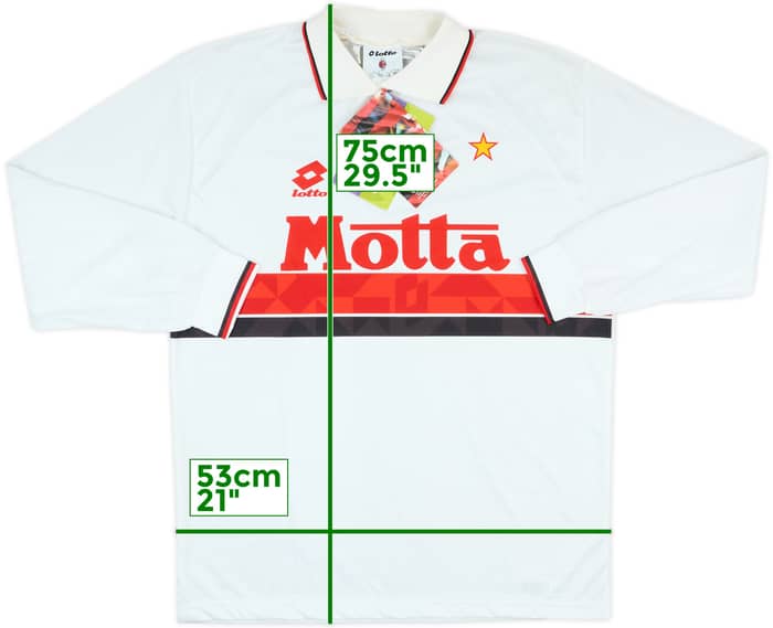 1993-94 AC Milan Away L/S Shirt (XL)