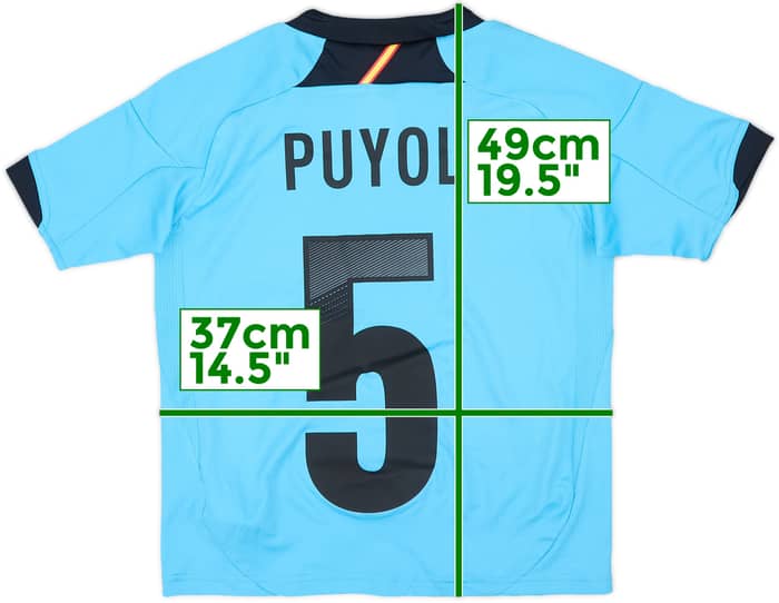 2012-14 Spain Away Shirt Puyol #5 (7-8 Years)