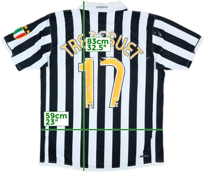2006-07 Juventus Home Shirt Trezeguet #17 - 4/10 - (XL)