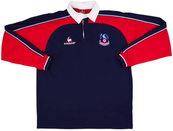 2001-02 Crystal Palace Le Coq Sportif Polo L/S Shirt - 9/10 - (L)