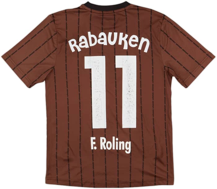 2012-13 St Pauli Basic Home Shirt F.Roling #11 - 9/10 - (L.Boys)