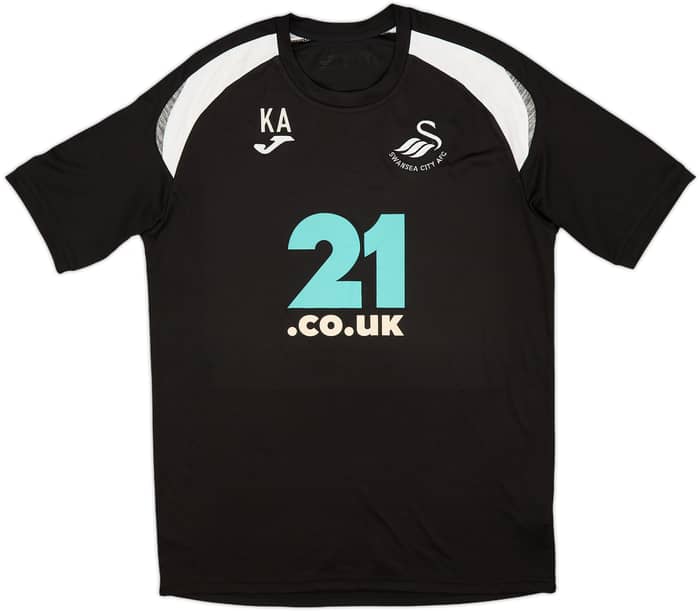 2018-19 Swansea Joma Staff Issue Training Shirt KA - 8/10 - (M)