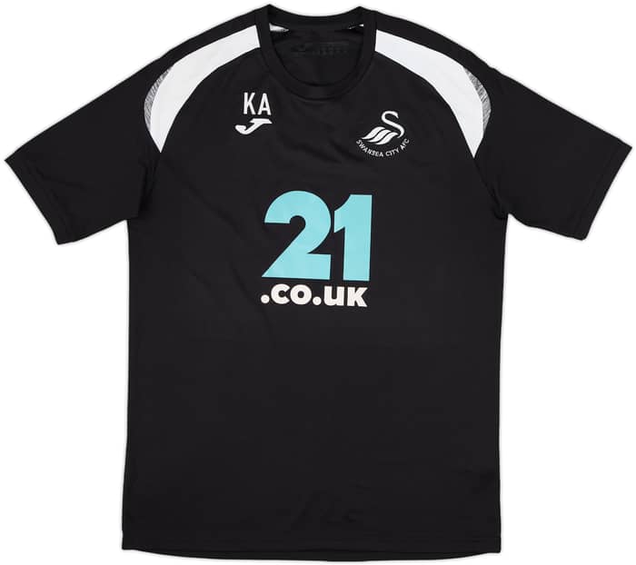 2018-19 Swansea Joma Staff Issue Training Shirt KA - 9/10 - (M)