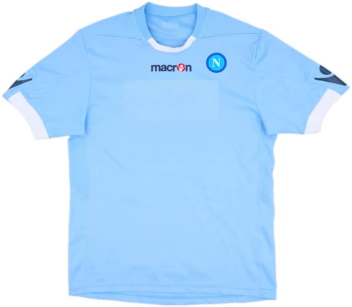 2010-11 Napoli Home Shirt Lavezzi #22 - 3/10 - (XL)