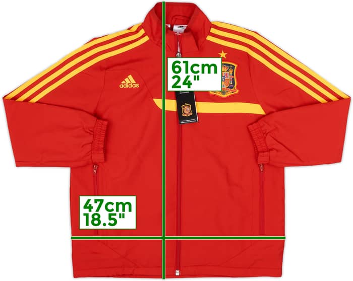 2012-13 Spain adidas Track Jacket (S.Boys)