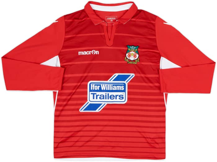2017-18 Wrexham Home L/S Shirt Pearson #5 - 7/10 - (XS)