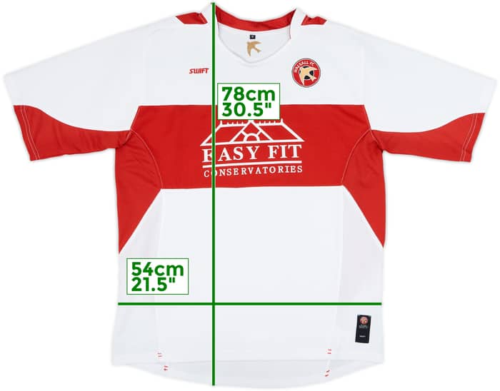 2007-08 Walsall Home Shirt - 7/10 - (M)
