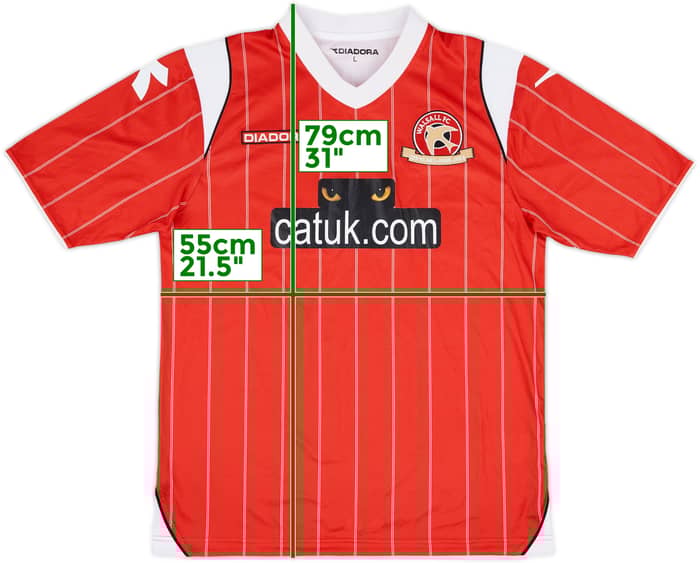 2013-14 Walsall Home Shirt - 6/10 - (L)