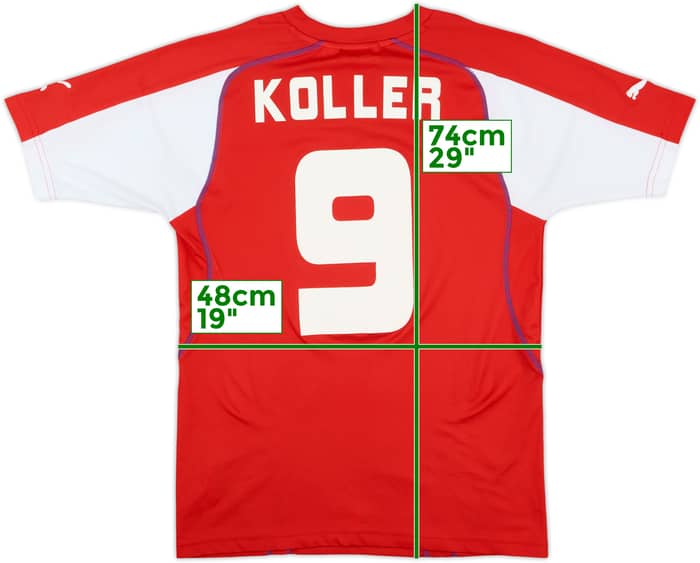 2003-04 Czech Republic Basic Home Shirt Koller #9 - 7/10 - (S)