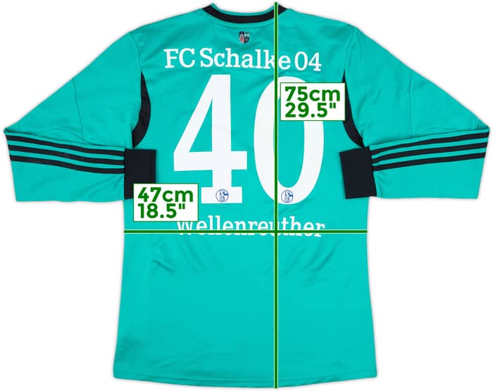2013-15 Schalke Player Issue Third/GK Shirt Wellenreuther #40 - 7/10 - (L)