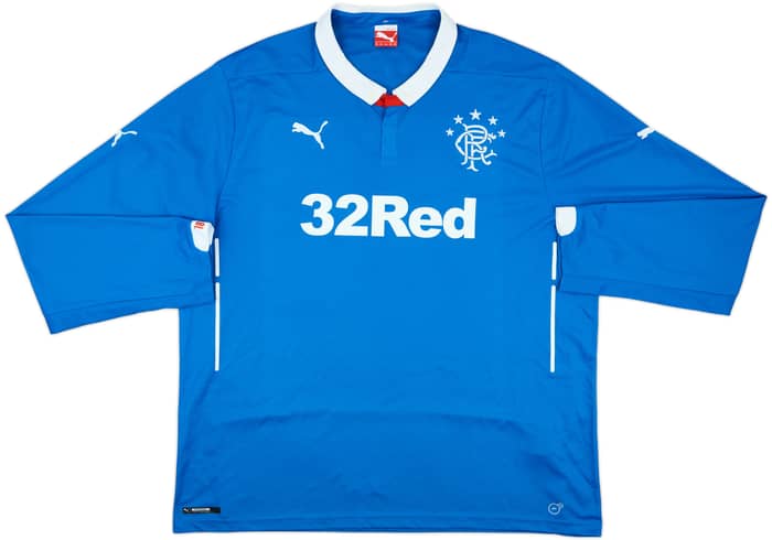 2014-15 Rangers Home L/S Shirt Boyd #15 - 9/10 - (3XL)