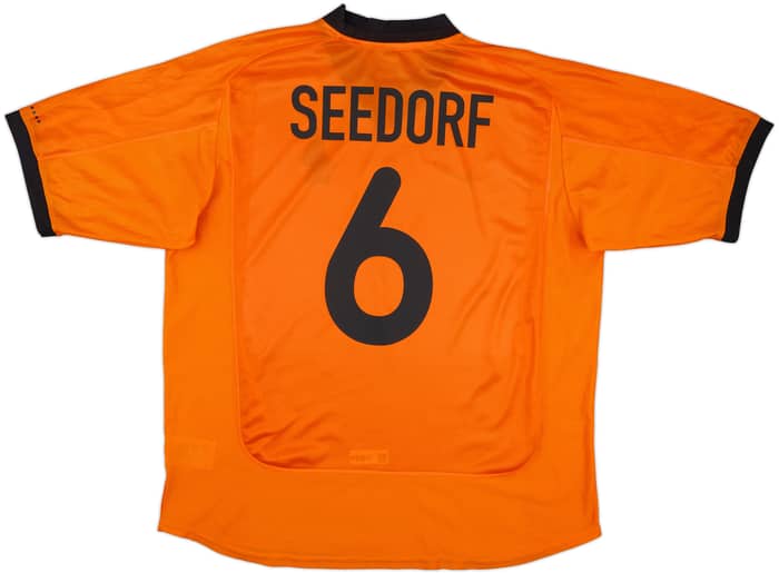 2000-02 Netherlands Home Shirt Seedorf #6 - 7/10 - (XXL)