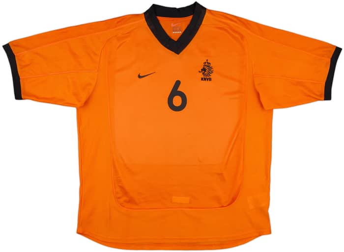 2000-02 Netherlands Home Shirt Seedorf #6 - 7/10 - (XXL)