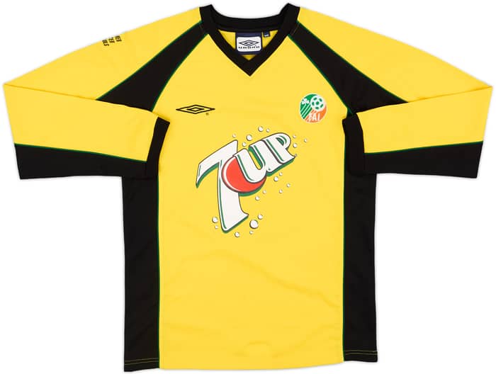 2001-02 Ireland Soccer School Signed Umbro GK Training Shirt - 9/10 - (M.Boys)