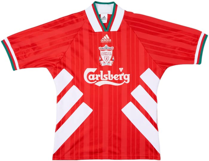 1993-95 Liverpool Home Shirt Rush #9 - 8/10 - (M)
